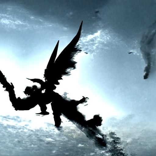 Winged Devil vs Angel in Epic Battle