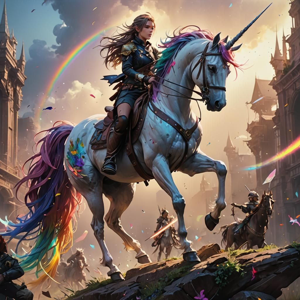 Domesticated Rainbow Unicorn