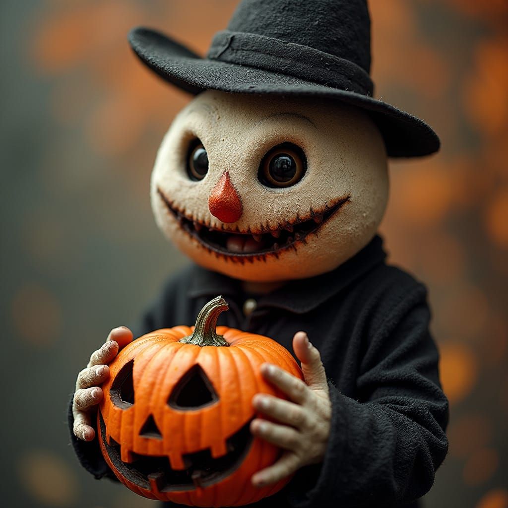 Twisted Trick-or-Treat Scene