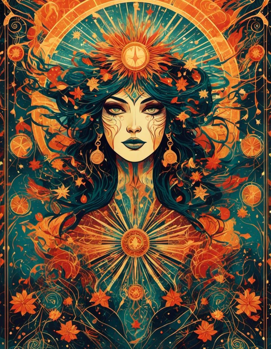 The Sun Tarot Card Art