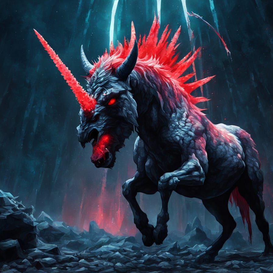 Surreal Pop-Art Illustration of Cosmic Combat