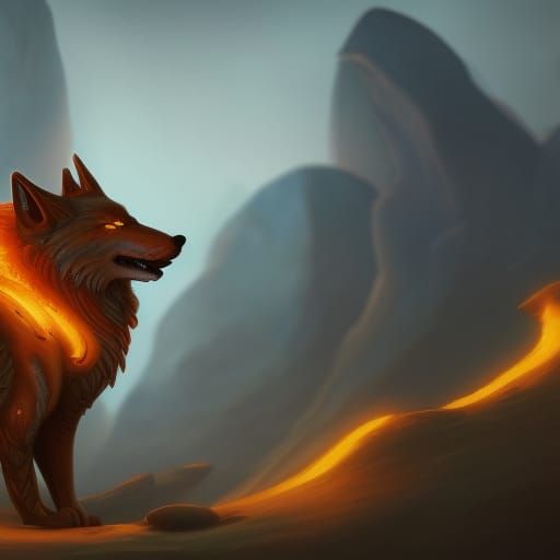fire wolf