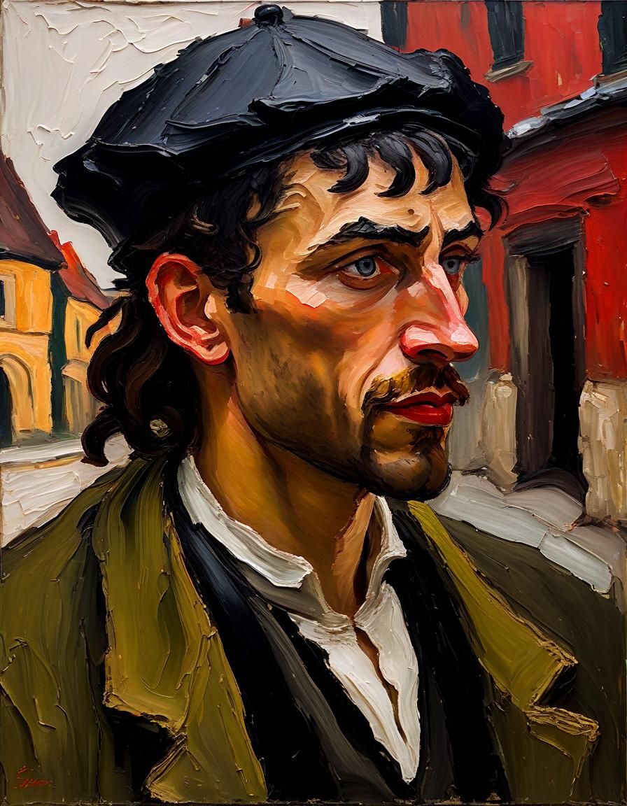 Medieval Noble in Earthy Tones