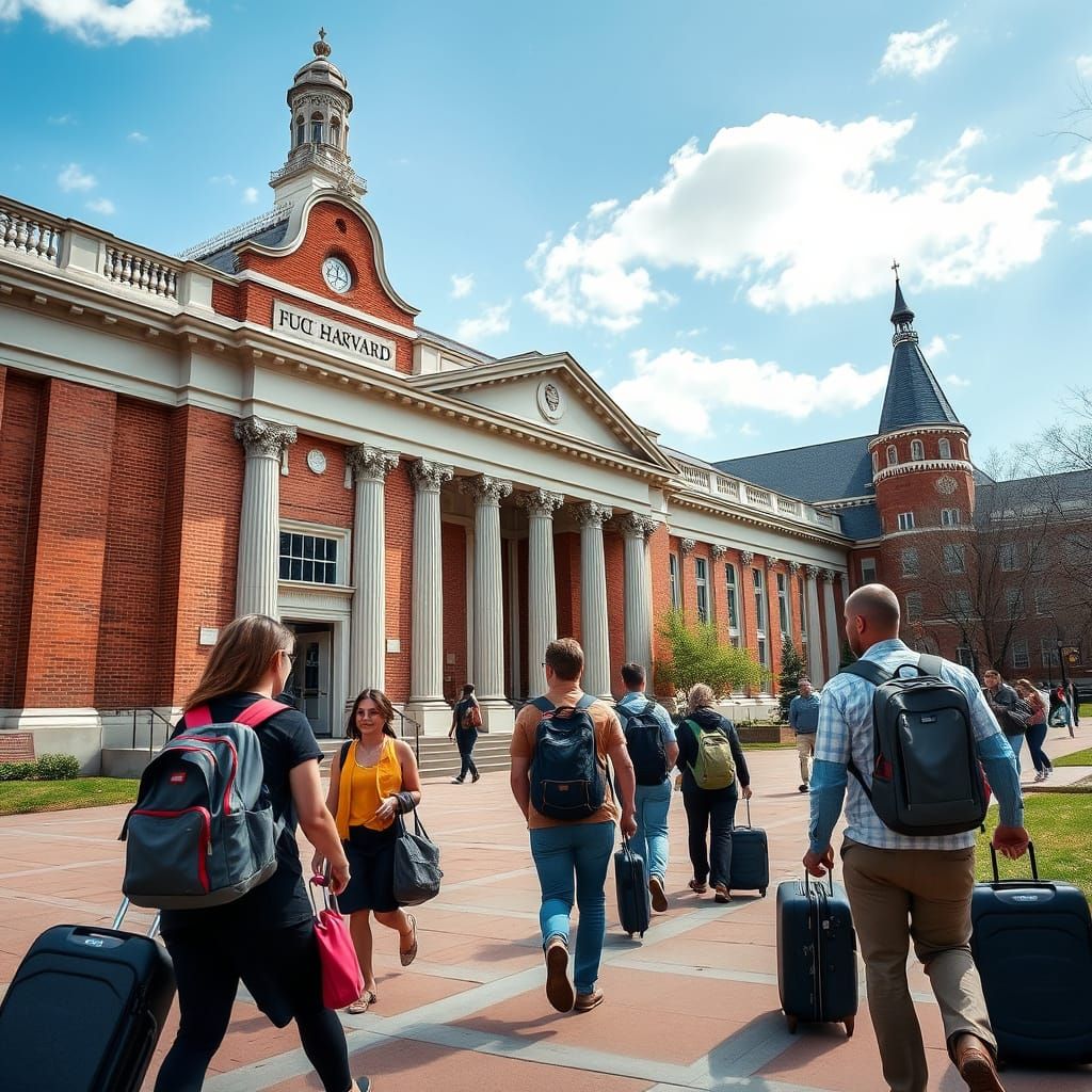 International students getting kicked out of Harvard univers...