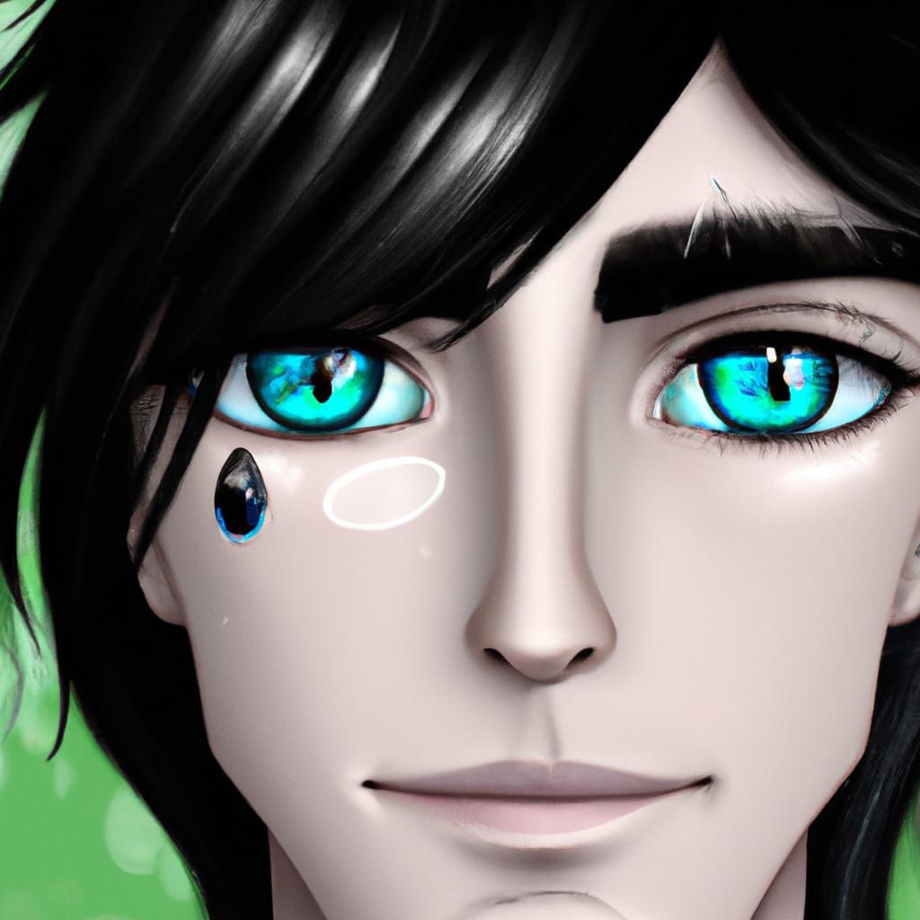Handsome Fey Heart-breaker with Ice-Blue Eyes