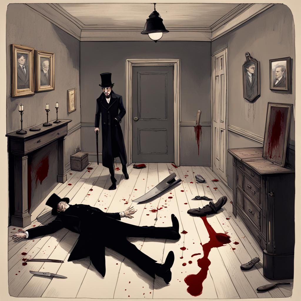 Horror Scene: Murder in a Gory House