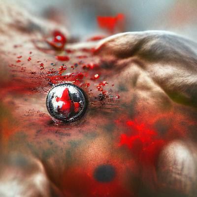 Bloodshot Action Movie Poster in Hyperreal 3D