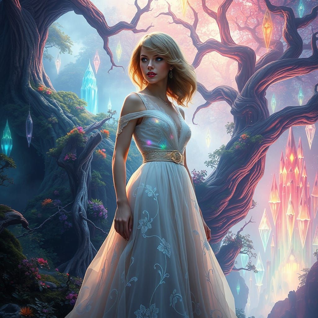 Taylor Swift in Ethereal Fantasy Realm
