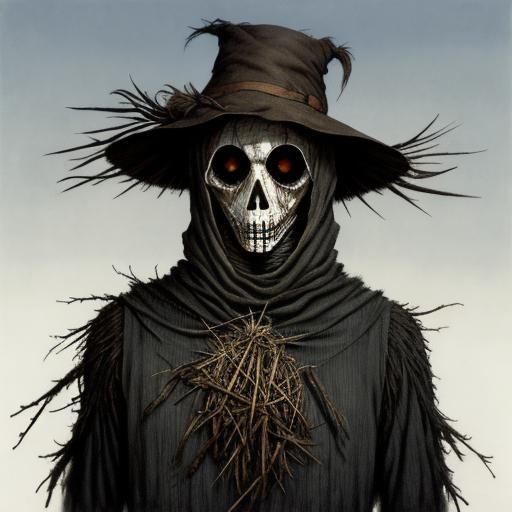 Disturbing Scarecrow in Gammell Style