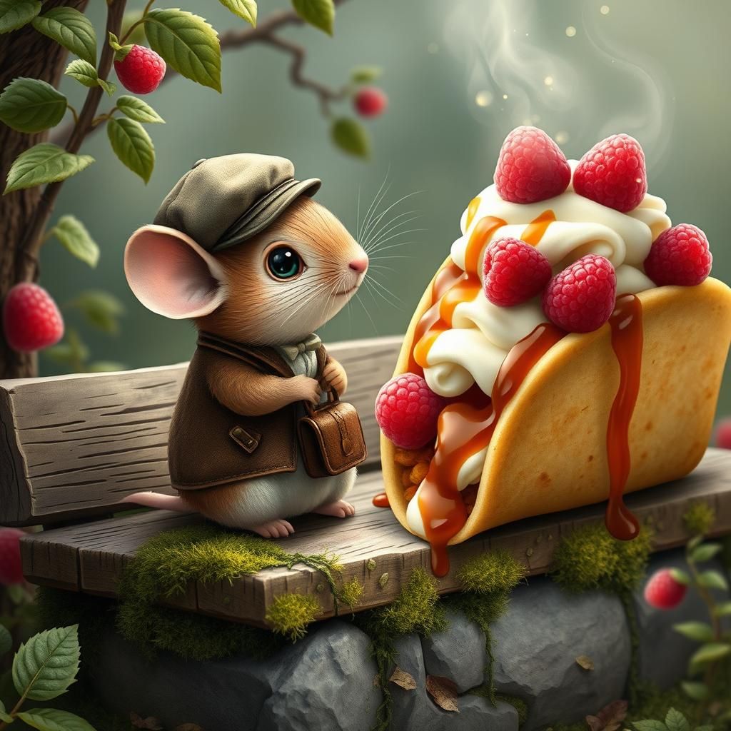 Puppy and his giant tacos 🌮