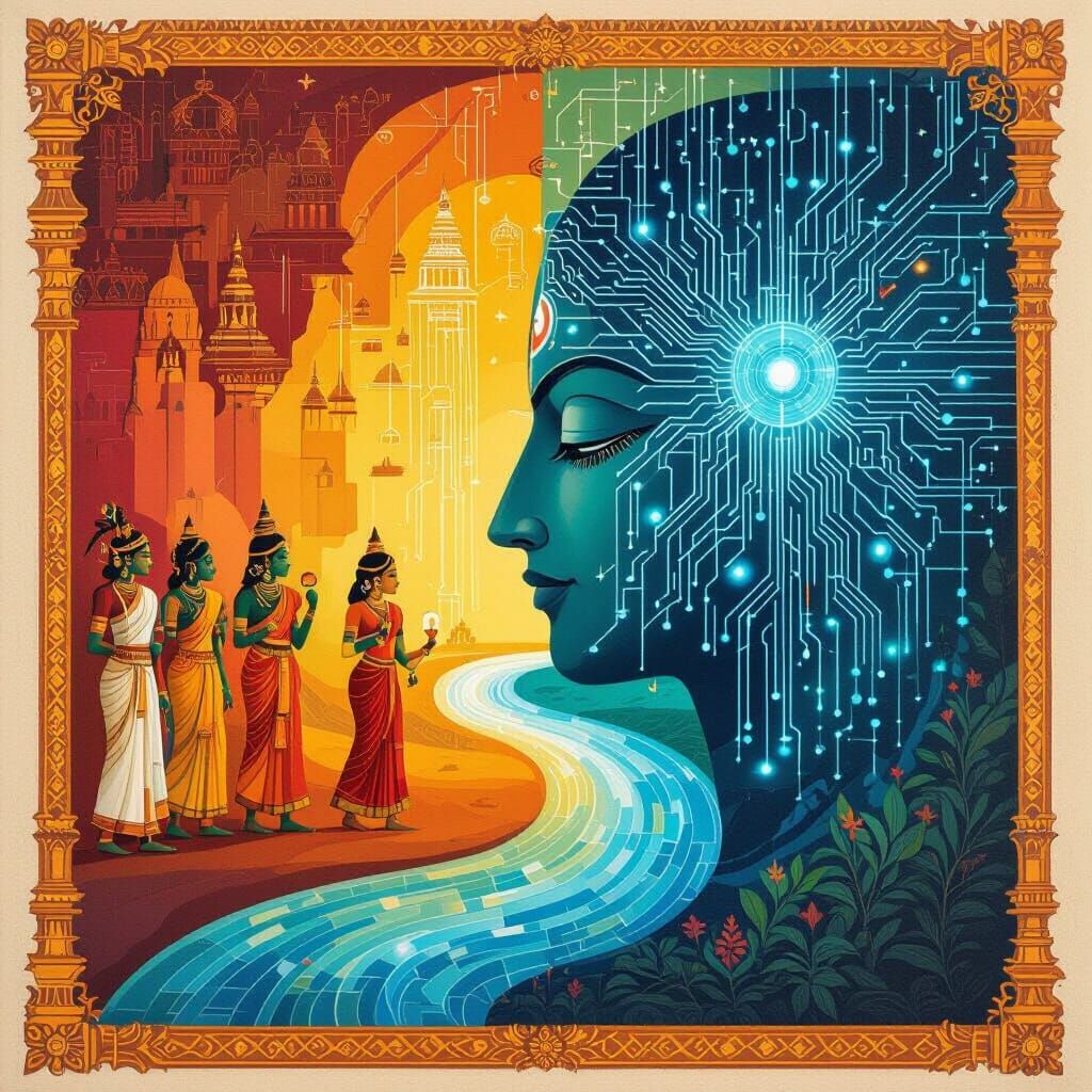 Keralan Mural: AI's Past to Future Transformation