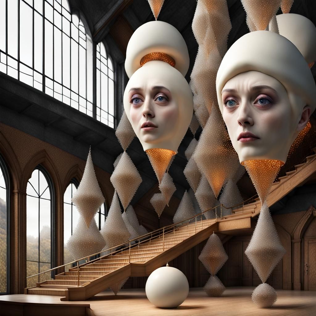 Magical Realism Art: Bizarre Biological Masterpiece