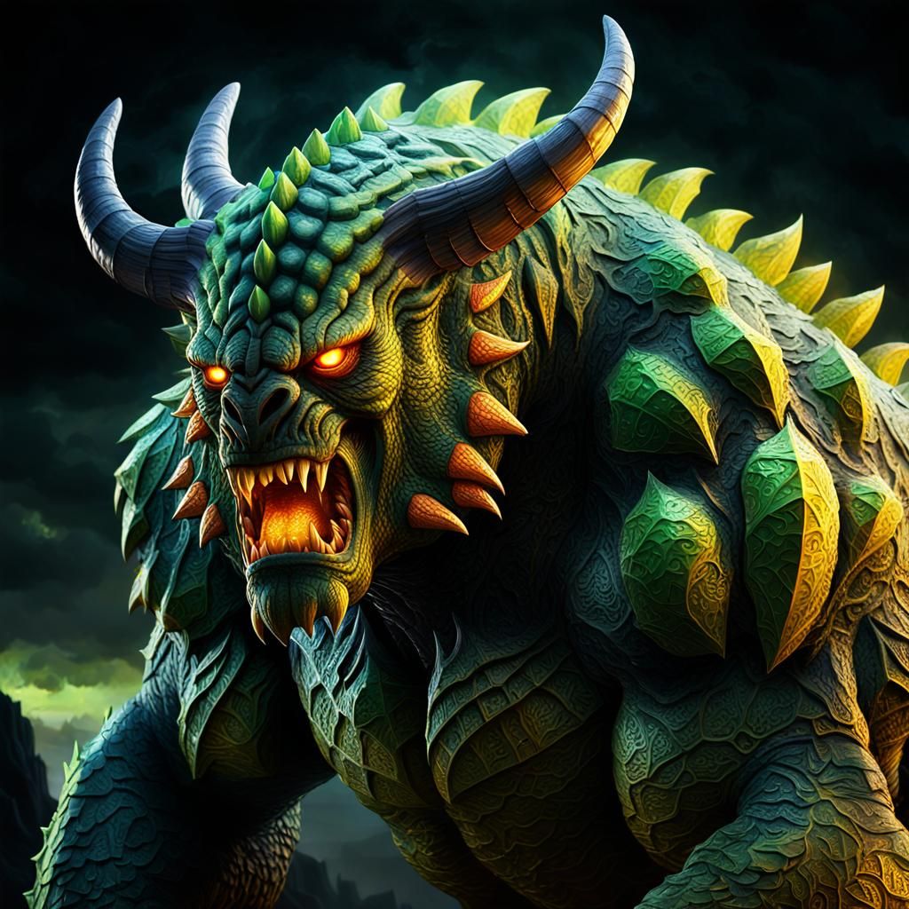 Zesty Behemoth Fantasy Concept Art in Unreal Engine