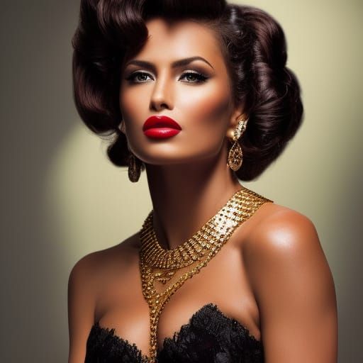 Glamour Model Portrait in Artgerm Style, 8k