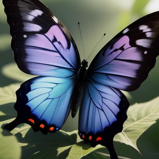 Hyperdetailed Butterfly Face in Macro Photography