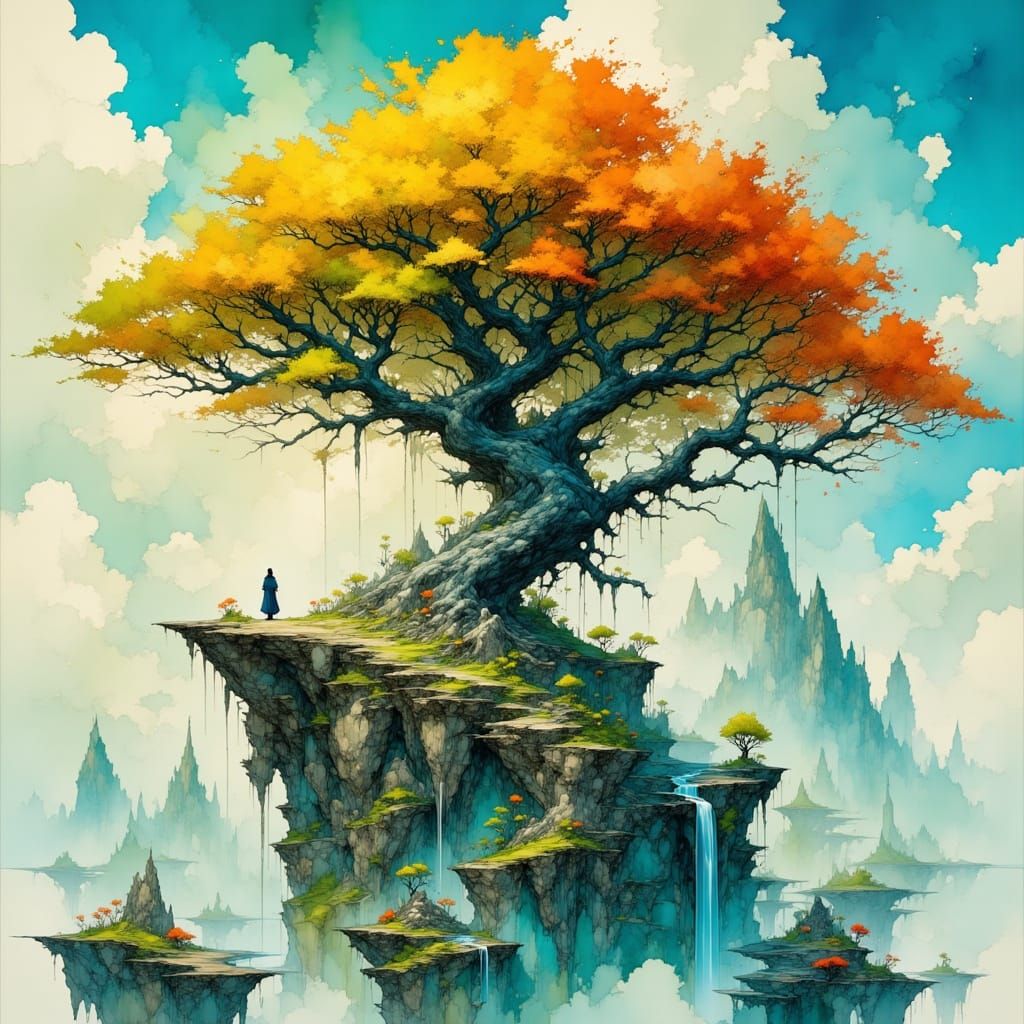 The land of the floating plateaus