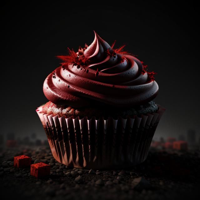 Angry Zombie Cupcake Concept Art