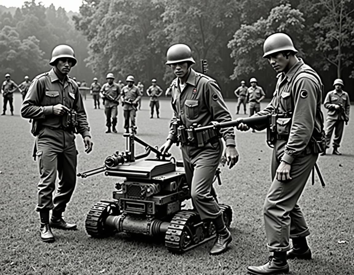 Vietnam War: US Army vs. Robot, 1972