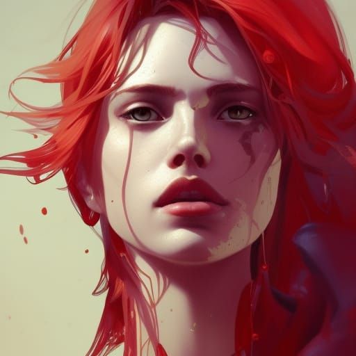 Hyperdetailed Portrait of a Red King in Artstation Style