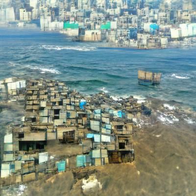 Shanty Towns Covering an Endless Sea