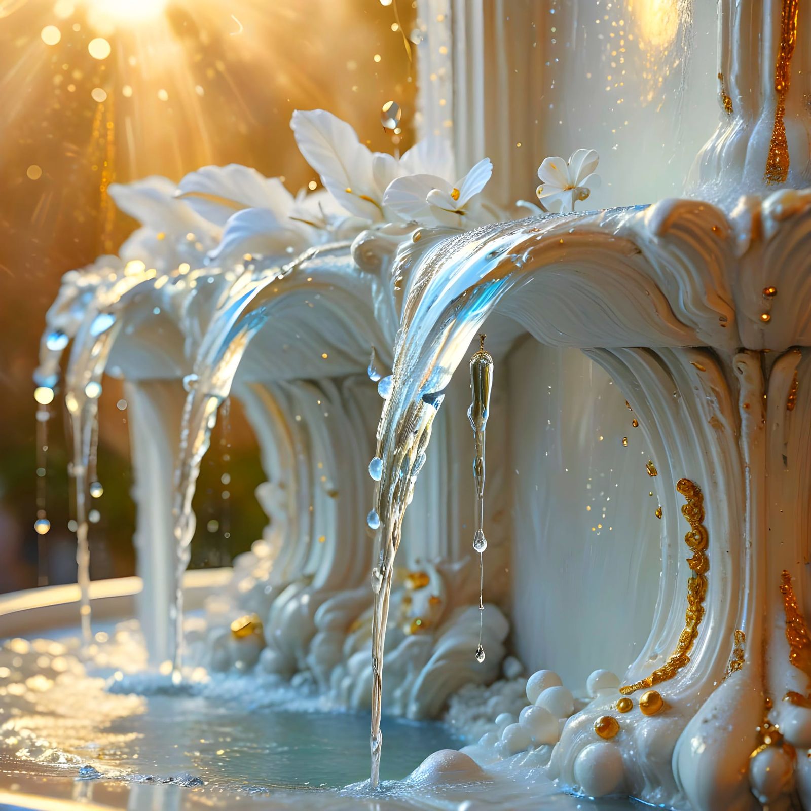 Heavenly Fountain ∞ 137.035999....