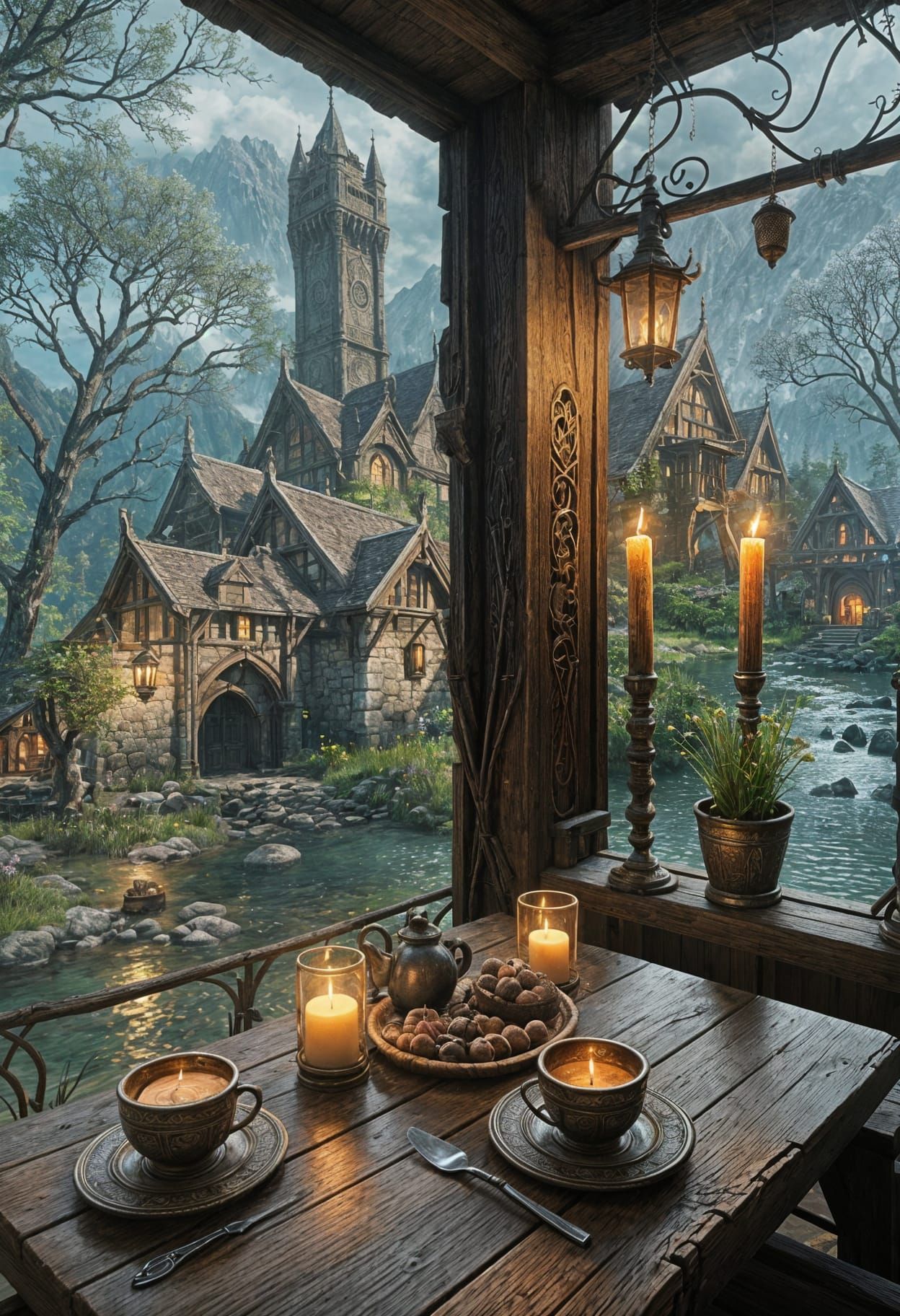 Fantastical Landscape Inspired by RPG Games