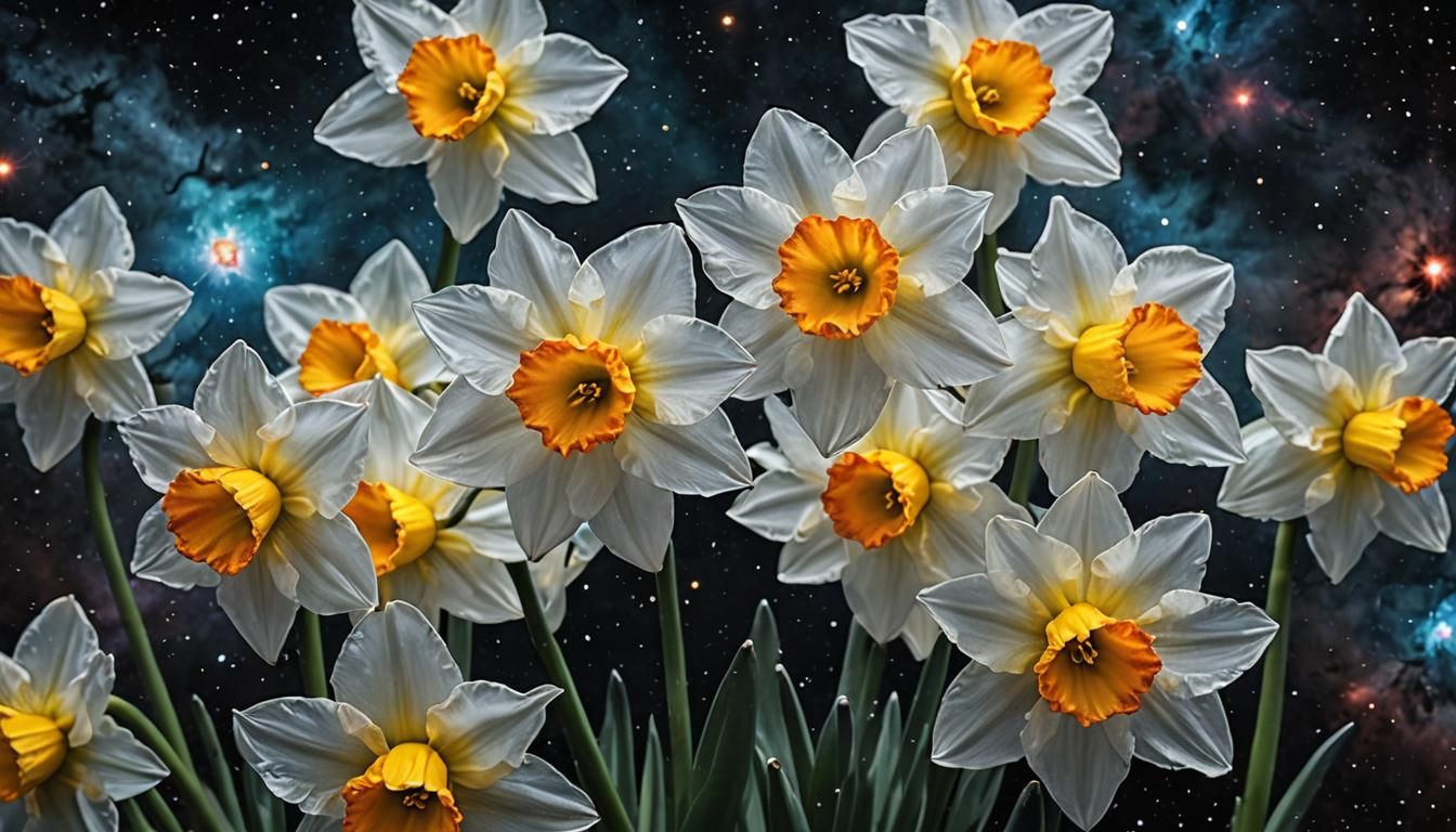 Hyperrealistic Narcissus Nebula in Cosmic Detail