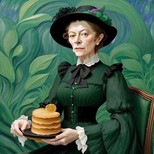 Minerva McGonagall Munching Marmalade: Maximalist Digital Ar...