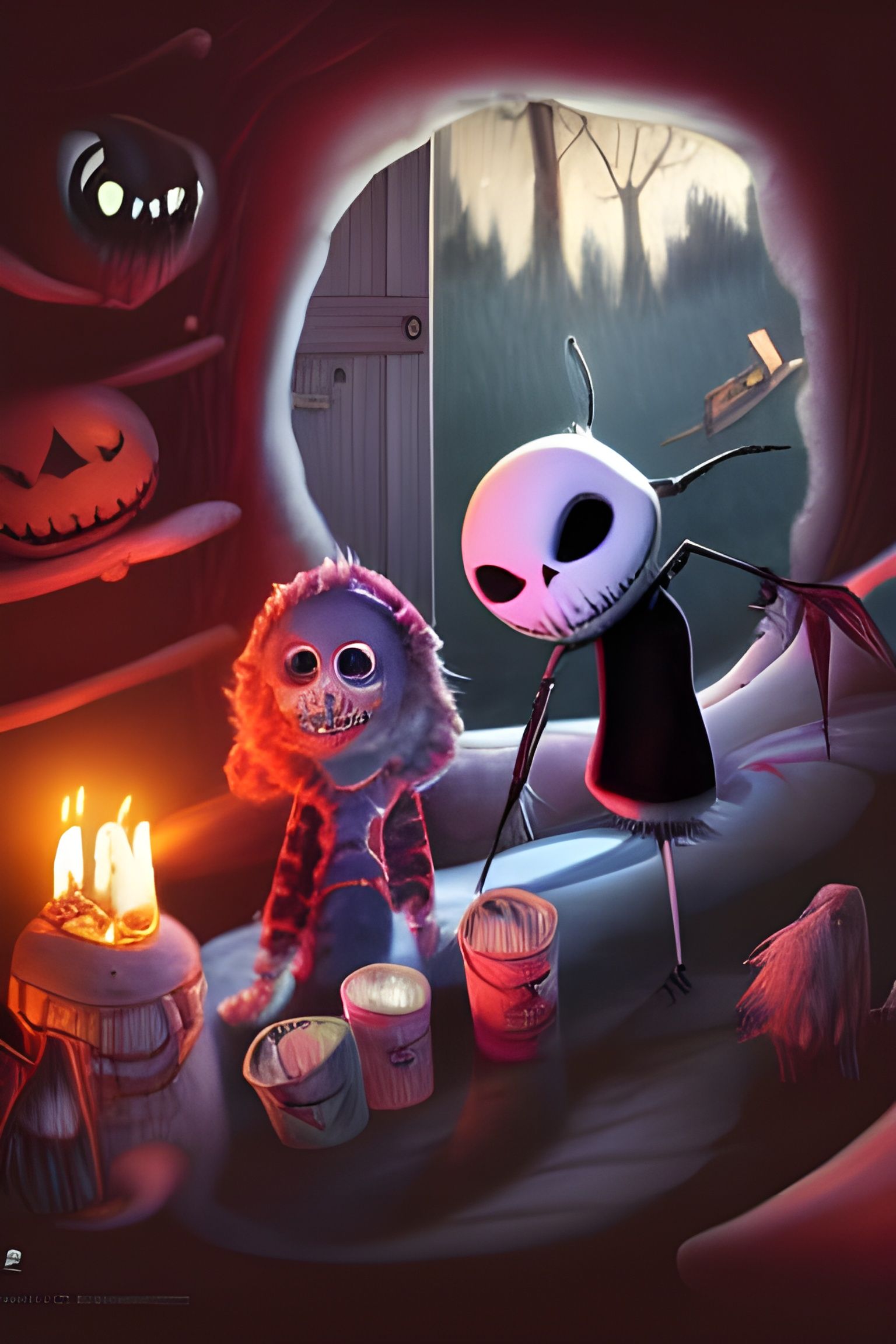 Fantastical Children's Book Illustration in Deep Color