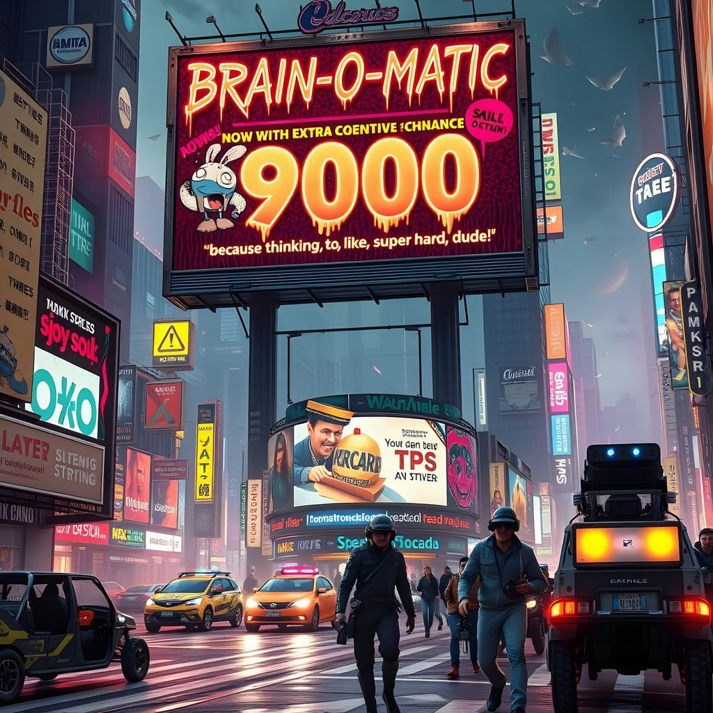 Brain-O-Matic 9000 Energizer Drink ad