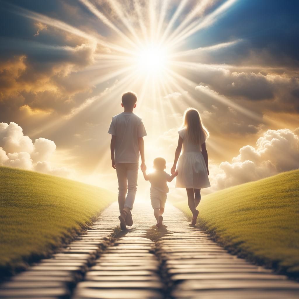 Children Journey to New Worlds in Holy Light