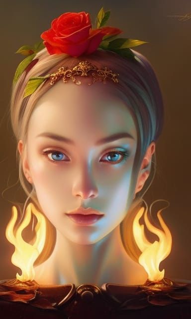 Gorgeous Rose Girl 🌹