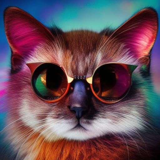 Hyperrealistic Whimsical Cute Animal in Digital Art