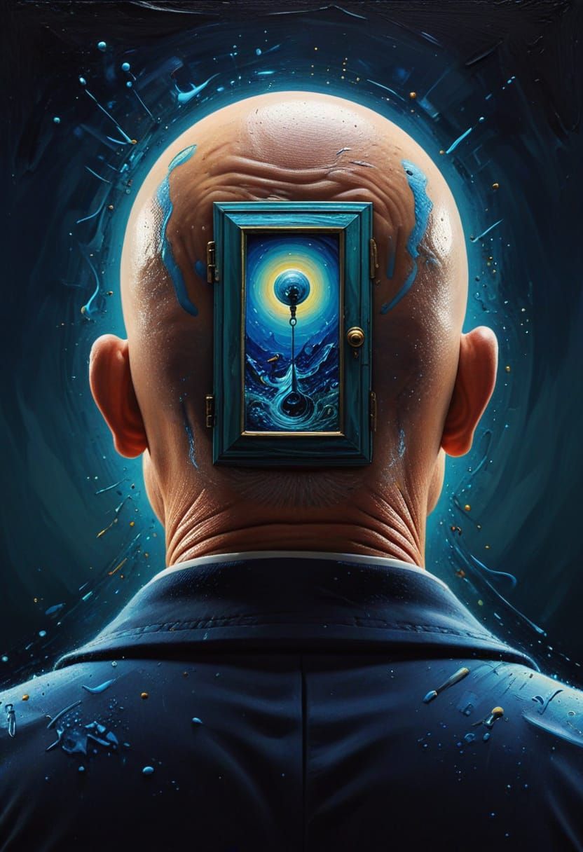 Celestial Doorway Reveals Surreal Reality as Impasto Paintin...