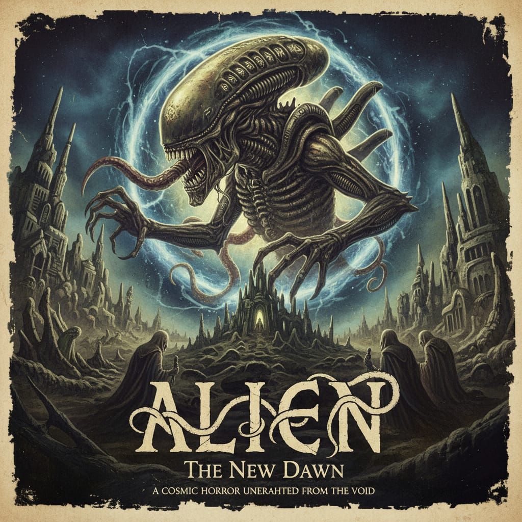 Alien Movie "The New Dawn" in HP Lovecraft Style
