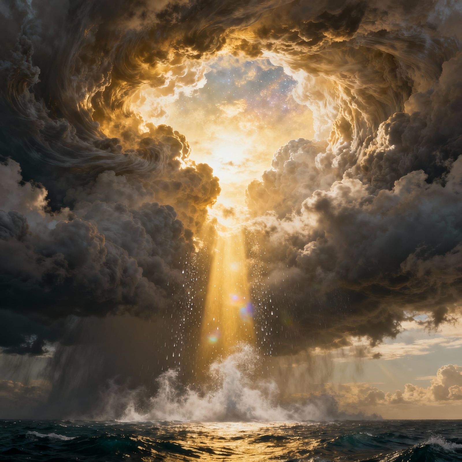 Celestial Spectacle: Heavens Divide From Waters