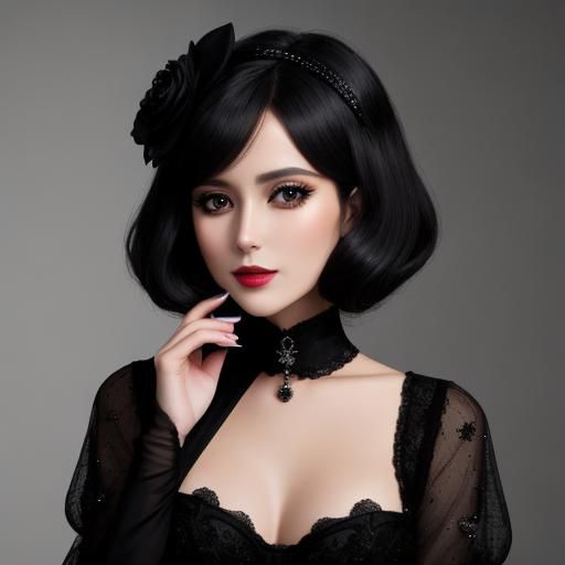 A Shimmering Black Panther in Vibrant Hues