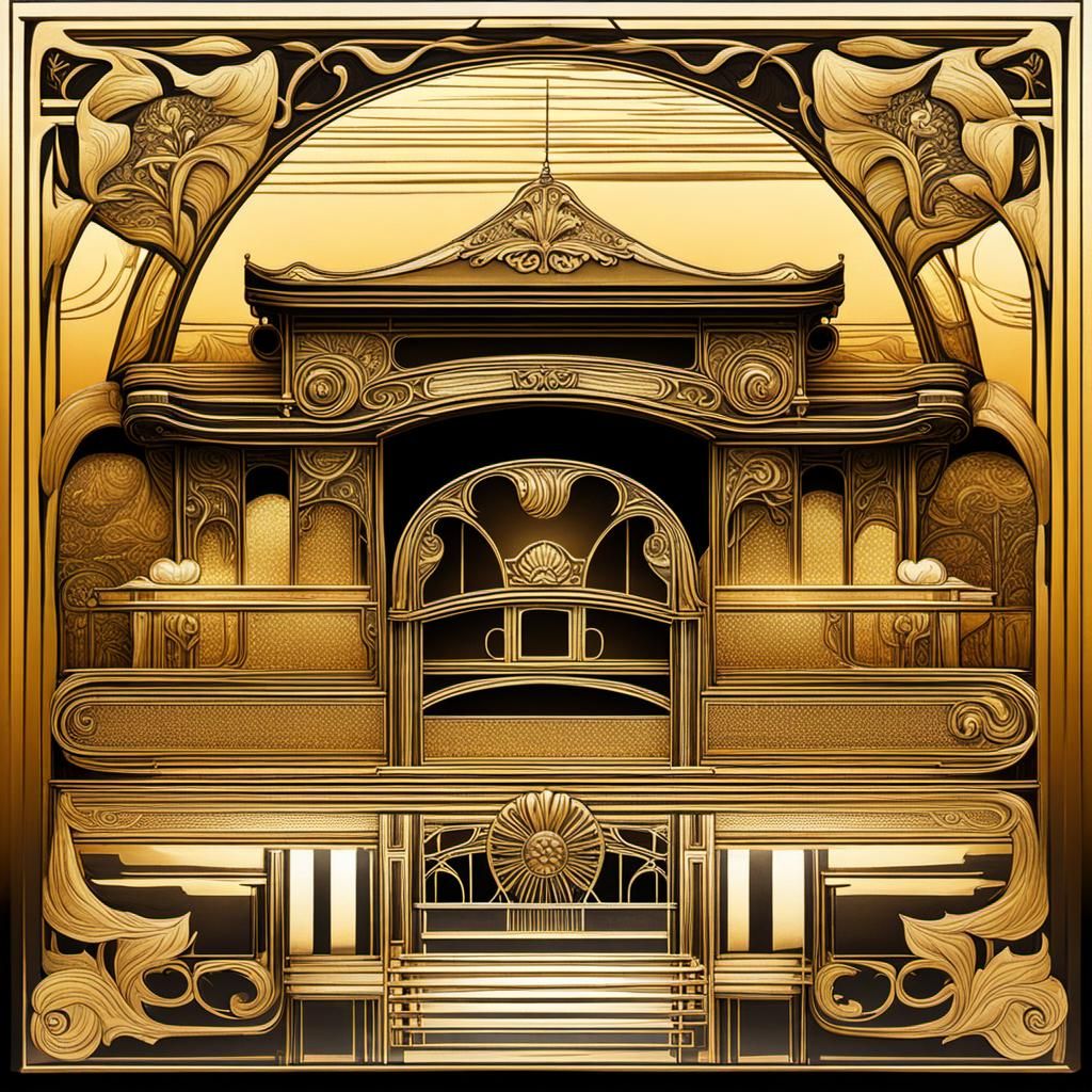 Elegant Art Nouveau Inspired Design