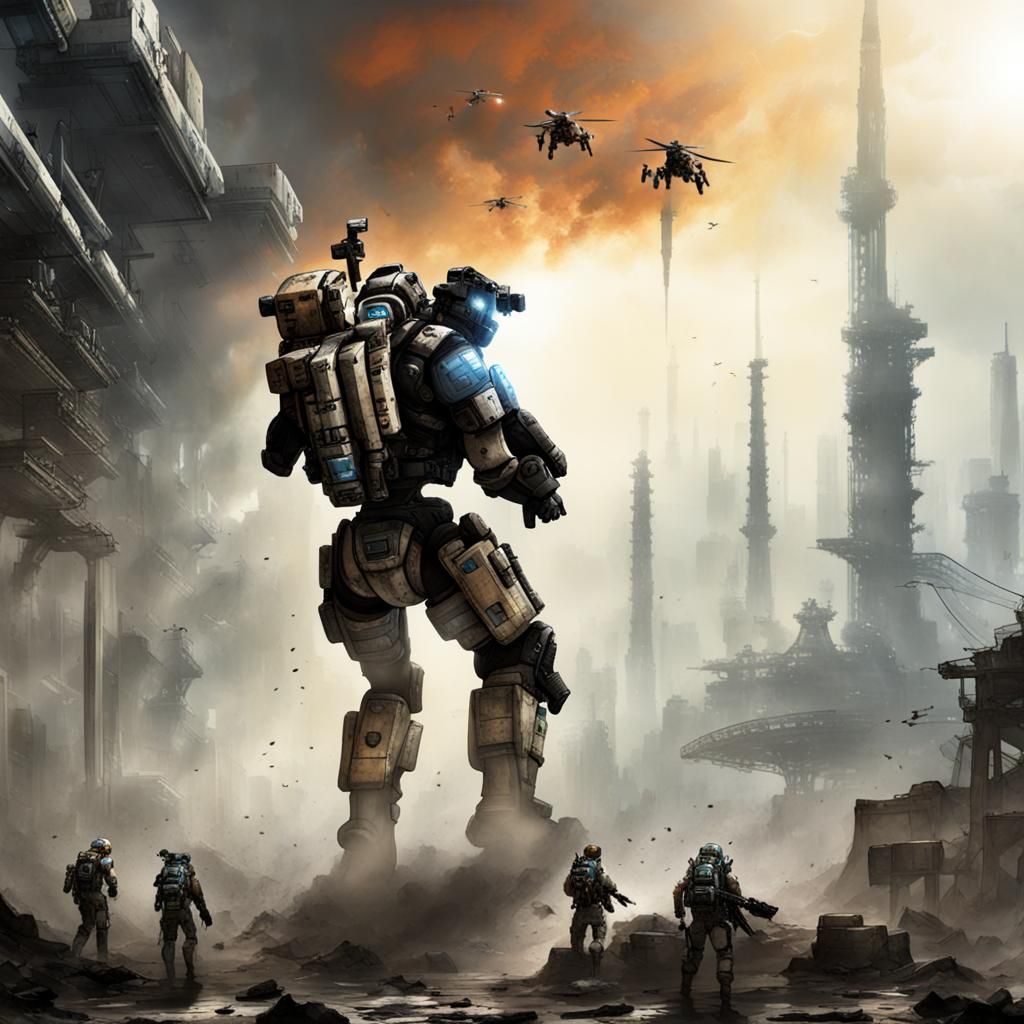 Titanfall Image Generated by AI