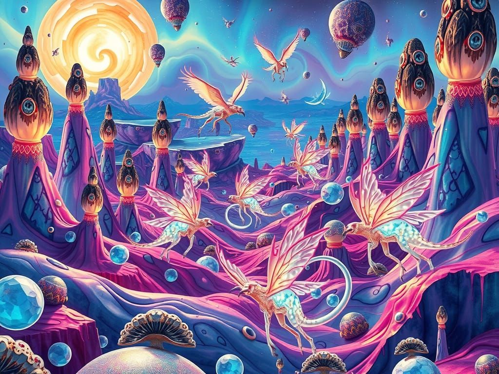 Hatching of the pink greebles