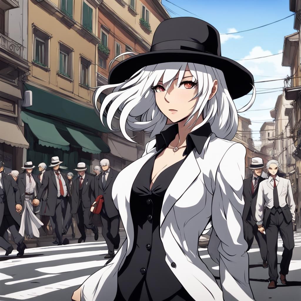 Anime-Style Mafia Boss in Italy