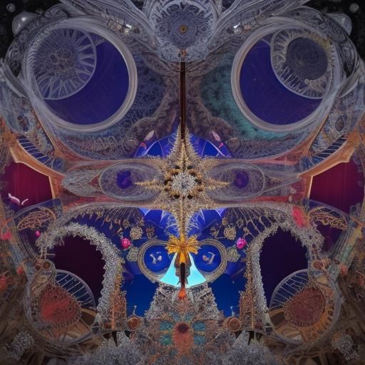 Abstract Julia Set Fractal Visualization