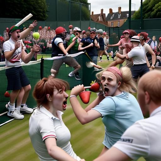 Wimbledon Riot: Tennis Hooligans and Wombles Cause Havoc