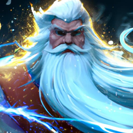 Paladin Santa Claus Fighting Evil in Space