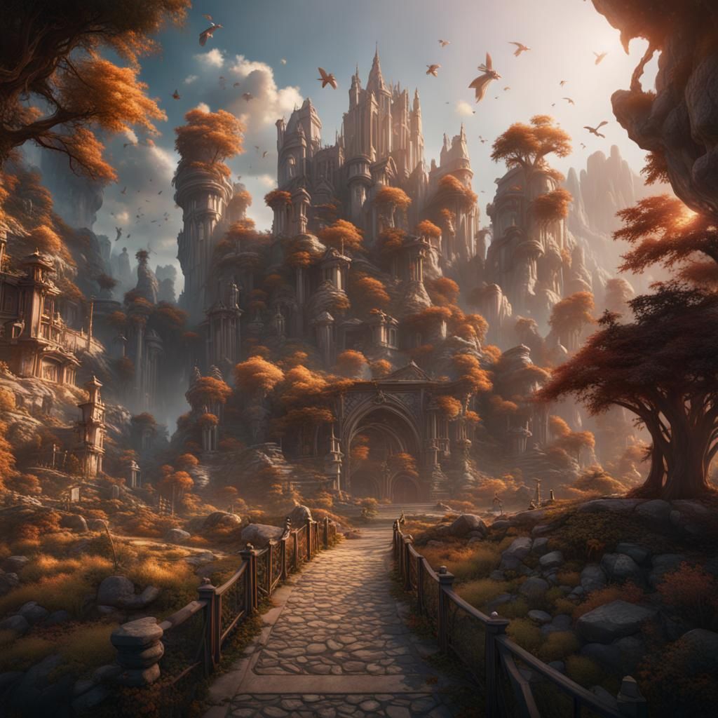 Best Day: Detailed Matte Painting in 8K