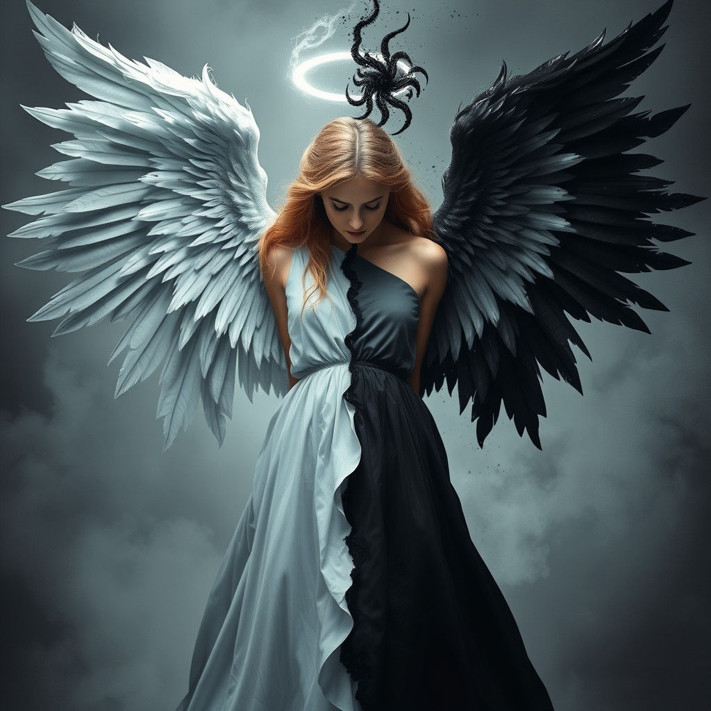 Angel Battling Inner Demons