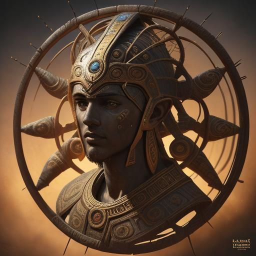 Sumerian Wheel Invention: Hyperrealistic Concept Art