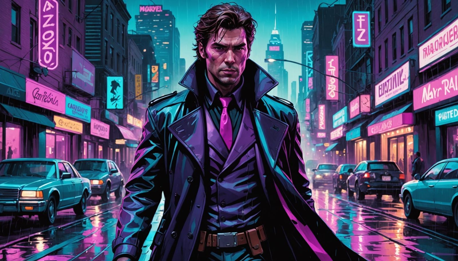 Gambit Reimagined as MIB Agent in Noir Sci-Fi Scene