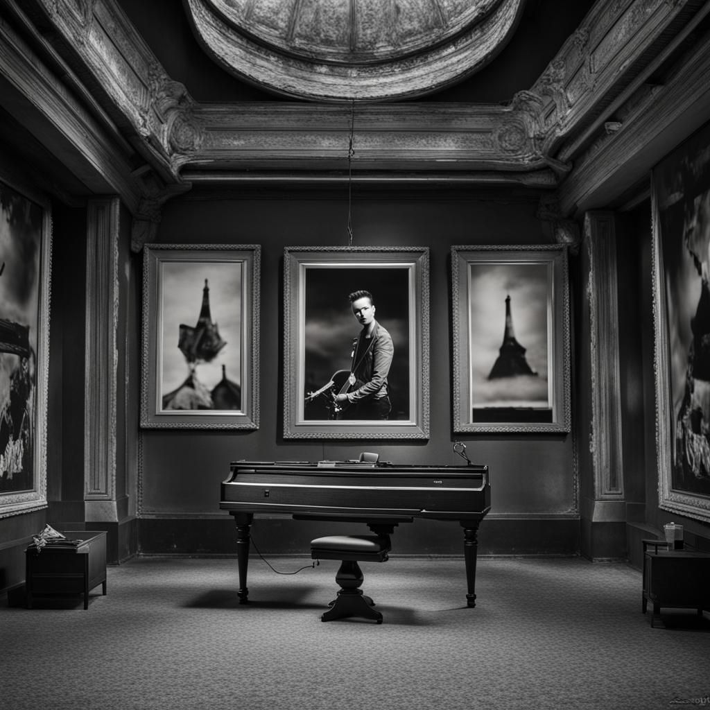 Hyperrealistic Depeche Mode Inspired Composition