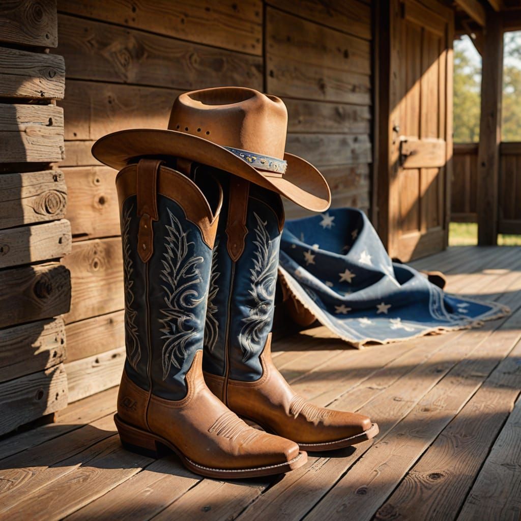 COWBOY HAT AND BOOTS 21